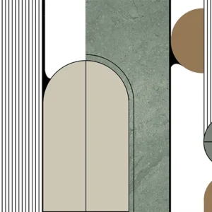 Geometria Harmonii – Zieleń i Beż